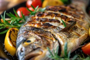 Doradă la grătar – 300 gr